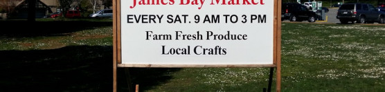 Saturday – May 1st, the James Bay Community Market is a go!