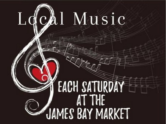 Great music – Saturday August 21st at the James Bay Community Market